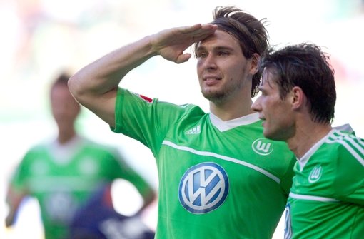 Christian Träsch (re.) durfte zuletzt nicht oft mitjubeln beim VfL Wolfsburg. Foto: dpa