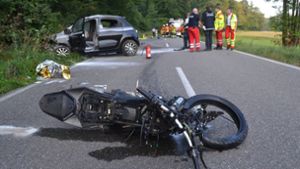 Bei dem Unfall kam der Motorradfahrer ums Leben. Foto: 7aktuell.de