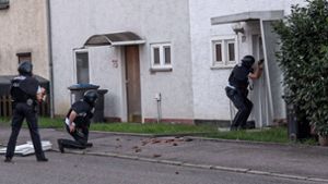 Die alarmierten Polizisten konnten den betrunkenen 36-Jährigen schließlich festnehmen. Foto: 7aktuell.de/Simon Adomat/7aktuell.de | Simon Adomat