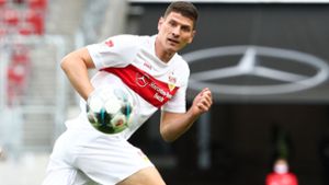 Stuttgarts Mario Gomez noch in Aktion für den VfB Stuttgart – der Torjäger hat seine Karriere beendet. Foto: dpa/Tom Weller