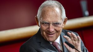 Bundestagspräsident Wolfgang Schäuble Foto: dpa/Paul Zinken
