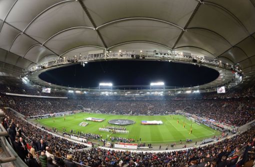 Bereits 32 Mal trat die deutsche Nationalmannschaft in Stuttgart an. Lediglich Berlin und Hamburg waren noch öfter Gastgeber der DFB-Elf. Foto: dpa