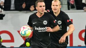 Mario Götze und Eintracht Frankfurt waren in Mainz im Einsatz. Foto: dpa/Torsten Silz