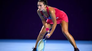 Die Qualifikantin Dalila Jakupovic  hat nach einem Hustenanfall bei den Australian Open aufgegeben. (Archivbild) Foto: imago images / Imaginechina/Liu Jialiang