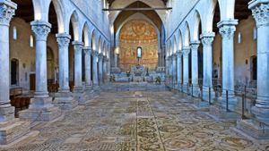 Blick in die Basilika von Aquileia Foto: Gianluca Baronchelli