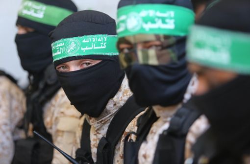 Soldaten oder Terroristen? – Angehörige der Hamas. Foto: Ashraf Amra/APA Images via ZUMA /Ashraf Amra
