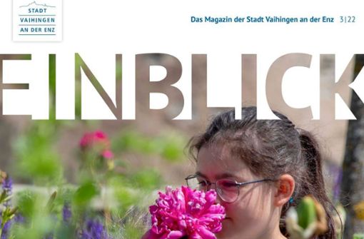 Wird nach der nächsten Ausgabe eingestellt: das Vaihinger Magazin, in dem die Verwaltung selbst über ihre Arbeit berichtete. Foto: Stadt Vaihingen/Enz