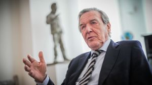 Er werde so lange Sozialdemokrat bleiben, wie man ihn lasse, so Gerhard Schröder. Foto: Michael Kappeler/dpa