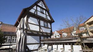 Die Alte Vogtei in Köngen ist seit Sommer 2018 zu. Foto: Horst Rudel