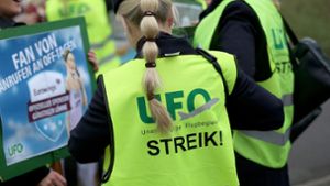 Offizieller Streikgrund sind Regelungen zur Teilzeit für Kabinenbeschäftigte. Foto: dpa/Oliver Berg