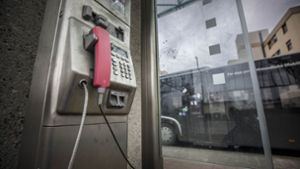 Auch diese Telefonstele in Endersbach wird verschwinden. Foto: /Gottfried Stoppel