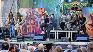 Beim Iron Maidnem-Konzert kamen Metal-Heads auf ihre Kosten. Foto: Stefanie Schlecht