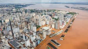 Der Süden von Brasilien ist von schweren Überschwemmungen betroffen. Foto: Ricardo Stuckert/Palacio Planalto/dpa