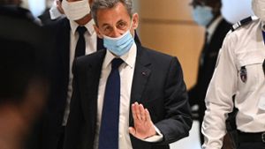 Nicolas Sarkozy, ehemaliger Präsident von Frankreich, ist zu einer Haftstrafe verurteilt worden. Foto: AFP/ANNE-CHRISTINE POUJOULAT