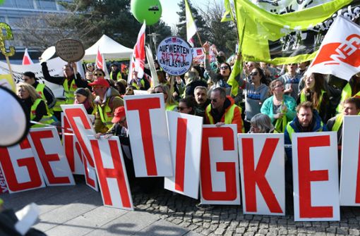 Die Gewerkschaften hatten in dieser Woche mit Warnstreiks ihren Forderungen Nachdruck verliehen. Foto: dpa-Zentralbild