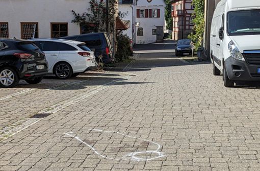 Am mutmaßlichen Tatort in Hessigheim sind noch Spuren zu sehen. Foto: Hege