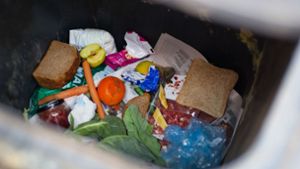 In Deutschland landen jährlich etwa zehn Tonnen von Lebensmitteln im Müll, die noch essbar wären. Foto: dpa