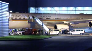 Panne am Regierungsflugzeug „Konrad Adenauer“ – die Delegation um Angela Merkel muss umdisponieren. Foto: TeleNewsNetwork