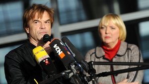 Tote-Hosen-Sänger Campino und Bundestagsvizepräsidentin Claudia Roth. Foto: dpa