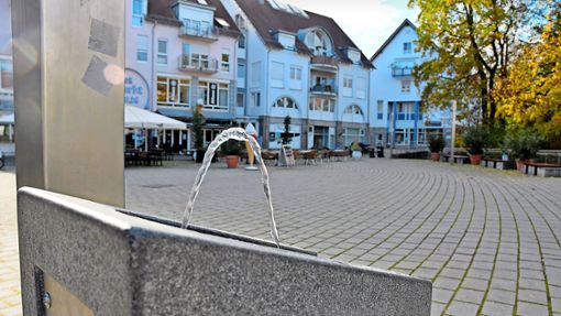 Durststiller auf dem Wernauer Stadtplatz Foto: /Karin Ait Atmane
