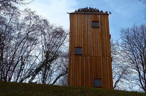 Ein Taubenturm wie er in Bad Cannstatt steht, soll auch in Leinfelden aufgestellt werden. Foto: Uli Nagel Uli
