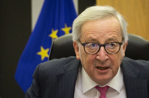Wenn es nach Jean-Claude Juncker ginge, würden die Briten die EU erst Ende Mai verlassen. Foto: AP