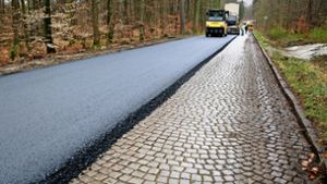Komfort für die Radfahrer: Die Römerstraße durch den Wald zwischen Stuttgart und Böblingen wird asphaltiert. Foto: factum/Granville