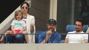 Die Schauspielerin Olivia Wilde wurde zusammen mit Mann, Sohn und dem Kollegen James Franco bei den US Open gesichtet. Foto: Getty